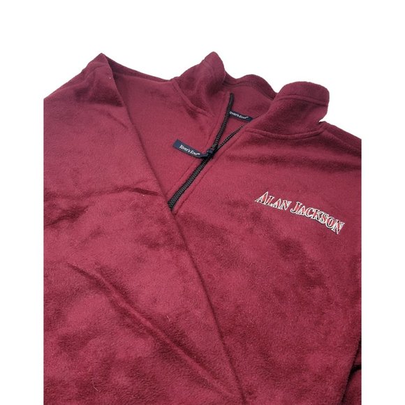 Alan Jackson Fan Pull Over River's End Fleece‎ Pull Over Size Men's Medium - Picture 1 of 6